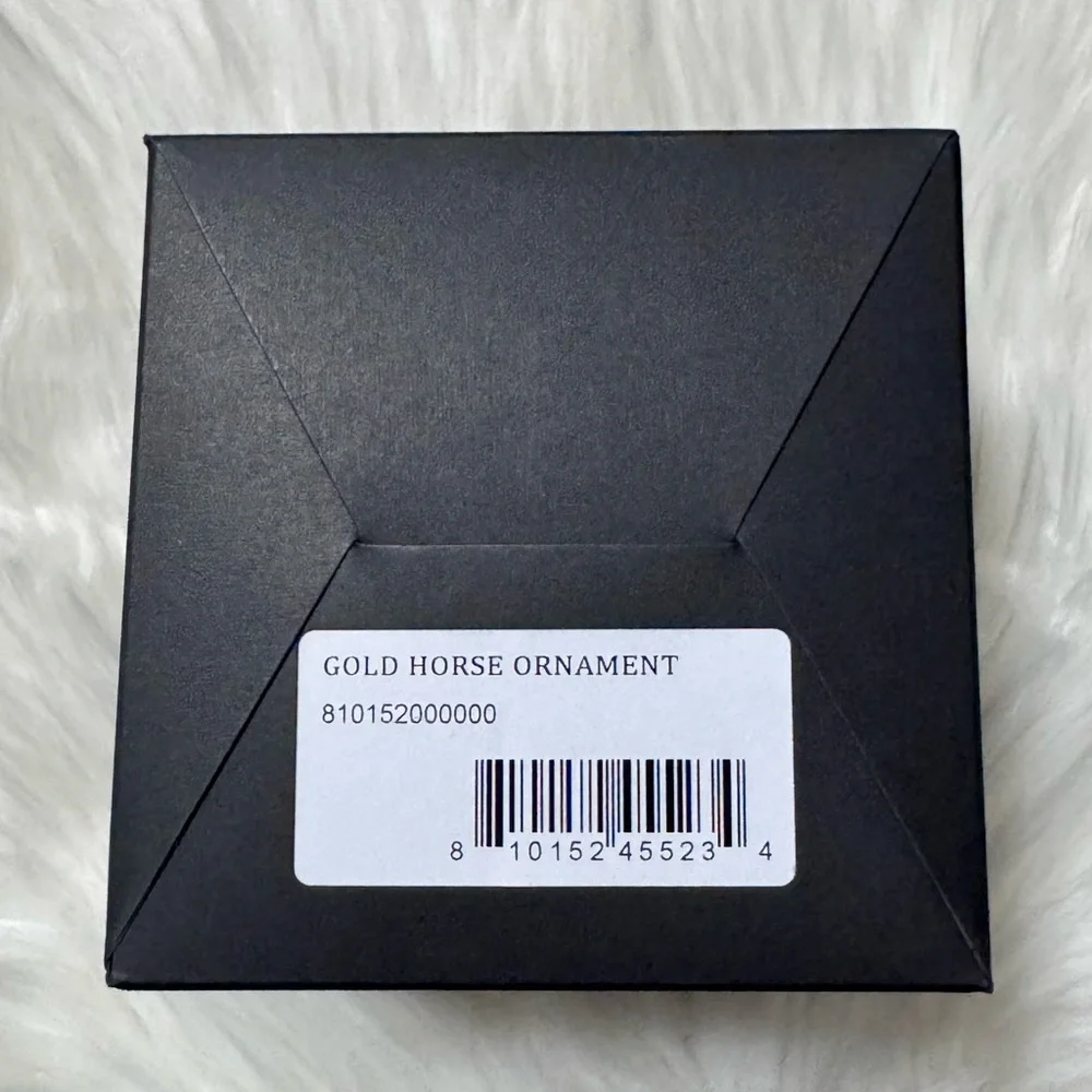 Beyonce Cowboy Carter Charddoneigh Gold Horse Christmas Ornament PRESALE - Picture 7 of 9